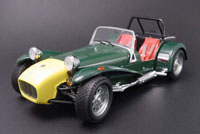 1:18 CATERHAM Super7 clam shell G/Y (Kyosho Die-Cast, DC08223GY)