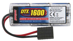 Аккумулятор 7.2V 1600mAh NiMH 2/3A Stick Traxxas Plug (DuraTrax, DTXC2192)
