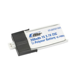 Акумулятор 3.7V 1S 25C 200mAh (E-Flite, EFLB2001S25)