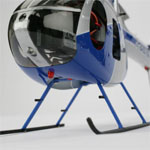 Вертолет E-flite Blade CX3 MD 520N RC 2,4 ГГц синій RTF (EFLH2000)