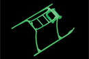E-Flite mSR-X Glow In The Dark Посадочний накладка та кріплення для акумулятора (EFLH3004GL)