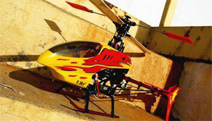 Вертолет Honey Bee King3 Red RTF 2,4Ghz (Esky, 000016)