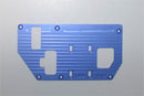 Алюмінієва пластина моторами, синього кольору, для моделі Kyosho серії FAZER. (Kyosho, FAW003)