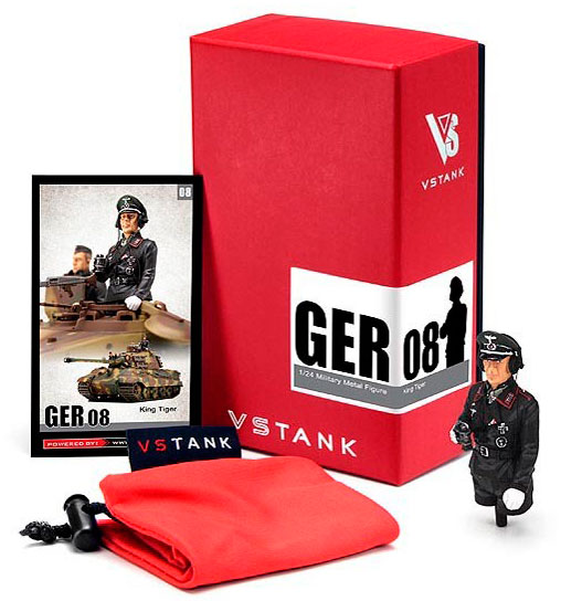 Коробка фигурки командира танка VSTank King Tiger