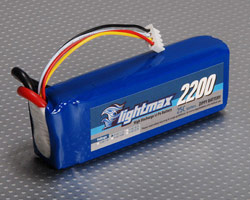 Акумулятор 11.1V 2200mAh 3S1P 25C (Flightmax, Z22003S-25)