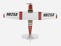 Самолёт Cessna 182 Red 1400мм (FMS, FMS007)