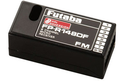Приймач 8 каналів Futaba R-148DF, FM, 40 МГц, подвійного перетворення (Futaba, FUR148DF-FM40)