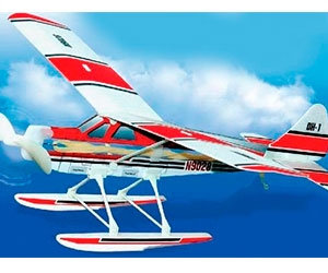 Резиномоторный самолет Aviator Float Plane 18' (XA03401)