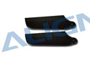 Align T-REX 250 Хвостовые лопасти (карбоновые) (H25093)