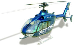 Вертоліт EUROCOPTER EC135 60, KIT, ДВС, D = 1550mm (Hirobo, 0404-991)