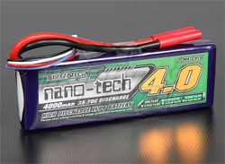 Аккумулятор 11.1V 4000mAh 3S 35~70C nano-tech (Turnigy, HON4000.3S.35)