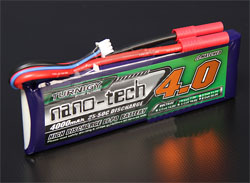 Акумулятор 7.4V 4000mAh 2S 25 ~ 50C nano-tech (Turnigy, HON4000.2S.25)