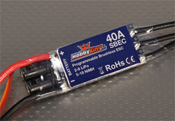 Регулятор хода 40A Brushless Speed Controller (HOz40A)