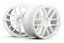 Диски 1:10 - SPLIT 6  WHEEL, белый, ширина 26мм, 2шт (HPI Racing, HPI3795)
