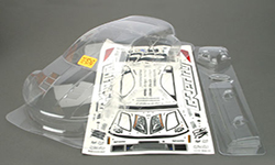 Кузов 1/10 Nissan 350Z Greddy Twin Turbo, нефарбований, 190мм. Декалі, наклейки, маски (HPI Racing, HPI17218)
