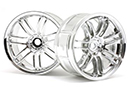 Диски 1:10 - LP32 WHEEL RAYS VOLKRACING RE30, 7-миспицевые, хром. Вылет 6мм, 2шт. (HPI Racing, HPI3341)