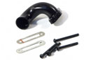 ALUMINIUM EXHAUST HEADER (12-15 ENGINE)(BLACK/NITRO 3) (HPI Racing, HPI86037)