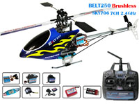 Вертолет Skyartec WASP V4 Belt 250P 250 3D 2,4GHz в кейсе (HWH05-1)