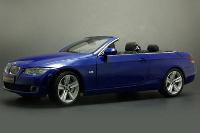 1:18 BMW 335i (E93) CONV BLUE (Kyosho Die-Cast, DC08737BL)