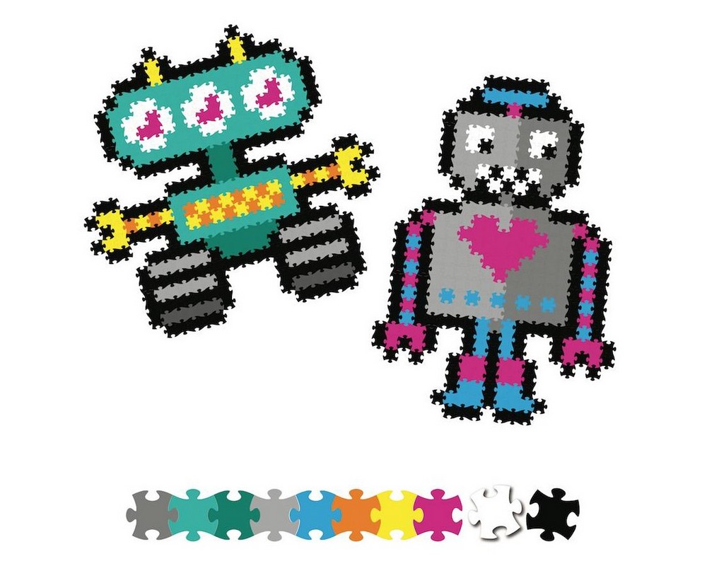 Пиксельные пазлы Fat Brain Toys Jixelz Сделай робота