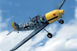 Літак Messerschmitt BF-109E, ARF, ДВС, 1420mm (Kyosho, 11807)