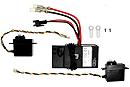 Блок приемника с регулятором под 500 электродвигатель и двумя микро сервомашинками для модели планера STRATUS 2000 (KYOSHO, 10261-08EU)