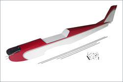 Фюзеляж Calmato40 Sport, красный цвет (Kyosho, 11215R-12E)