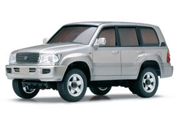 MINI-Z Overland Toyota LC100, 2WD, 1:24, электро, серебро (Kyosho, 30262S)