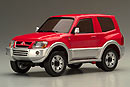 MINI-Z Overland Mitsubishi Pajero, 2WD, 1:24, электро, красная (Kyosho, 30265R)