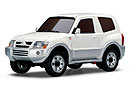 MINI-Z Overland Mitsubishi Pajero, 2WD, 1:24, электро, белая (Kyosho, 30265W)