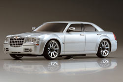 MINI-Z MR-015 Chrysler 300C, 2WD, 1:27, электро, серебро (Kyosho, 30371S)
