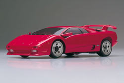 MINI-Z MR-02 Lamborghini Diablo VT, 2WD, 1:27, електро, червона (Kyosho, 30453KR)