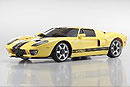 MINI-Z MR-02 Ford GT, 2WD, 1:27, електро, жовта-чорна (Kyosho, 30470YS)