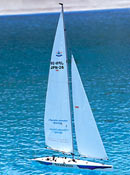 Парусная яхта Seawind Special Edition, KIT, L=998mm (Kyosho, 40460)