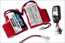 Акумулятор 9.6 В, 1100 мAч, Nimh Half Eight Battery Set (Kyosho, 71 951)
