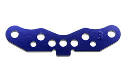 SP Rear Sus. Plate (Rear skid-2 degree/Blue) (Kyosho, IFW132)
