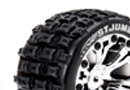 Колесо 1/10 Truggy Louise ST-JUMBO 2.8 "(Підшипник / Хром спереду) 2шт. (L-T3210SCB)