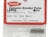 Steel Suspension Bushings (8) (Kyosho, LAW39)
