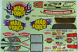 Наклейка Mad Force (KYOSHO, MA029)