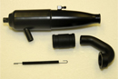 Глушитель в сборе для 1/8 Monster Raptor-X (Nanda Racing, MA2027)
