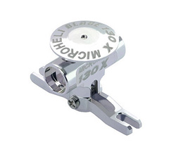 CNC Aluminum Main Rotor Hub w/Button (Microheli, MHE130X001B)