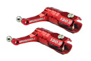 Main Blade Grip w/Thurst Bearing/Titan Ball Red (Microheli, MHE130X102T)