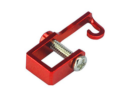 Aluminum Tail Push Rod Support Red (Microheli, MHE130X124)