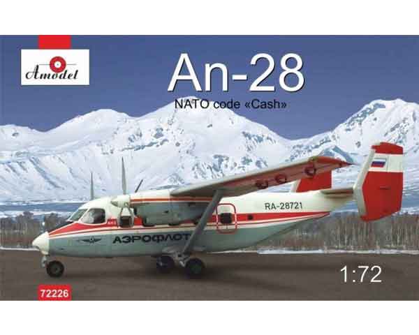 Сборная модель Amodel Пассажирский самолет Antonov An-28 Polar 1:72 (AMO72226)