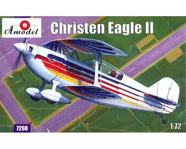 Сборная модель Amodel Спортивный самолет-биплан Christen Eagle II 1:72 (AMO7298)