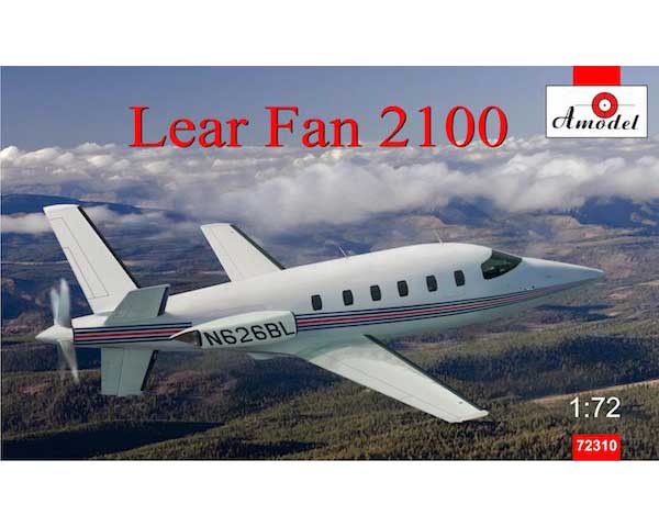 Сборная модель Amodel Турбовинтовой бизнес-самолет Lear fan 2100 1:72 (AMO72310)