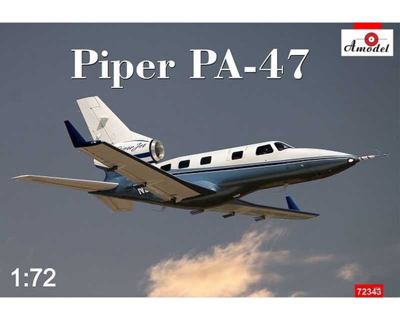 Сборная модель Amodel Пассажирский реактивный самолет Piper Pa-47 1:72 (AMO72343)