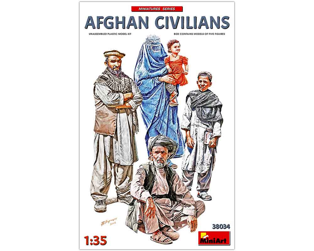 Сборные фигурки MiniArt Афганские гражданские 1:35 (MA38034)