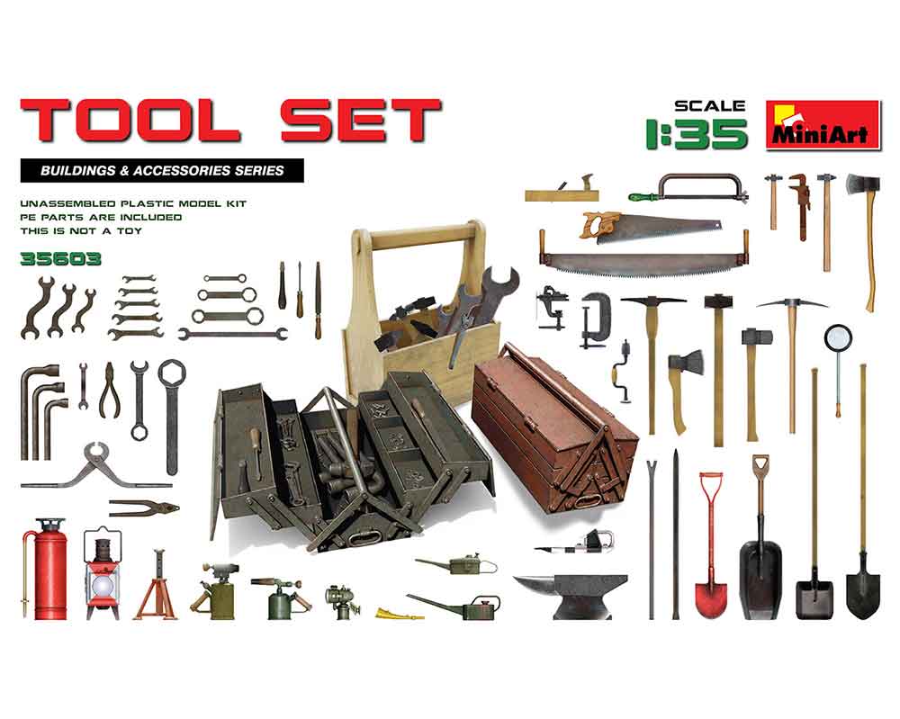 Збірна модель MiniArt Набір інструментів 1:35 (MA35603)