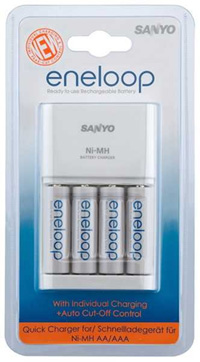 Зарядний пристрій Sanyo MQR06 + ENELOOP R6 "АА" (2000mAh) (MQR06-E-4-3UTG)